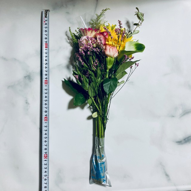 マフルールフラワーの花の長さ