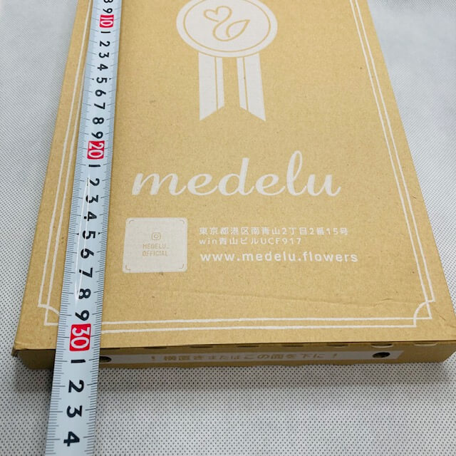 medelu（メデル）MODERNコース Liteプラン 外箱のサイズ