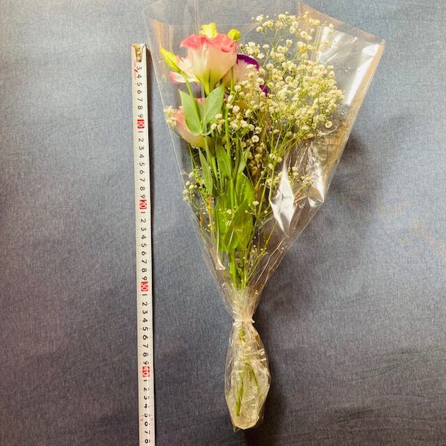 ユニクロフラワーの花のサイズ