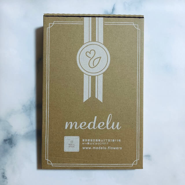 medelu（メデル）NATURALコース Liteプラン
外箱のサイズは約30cm