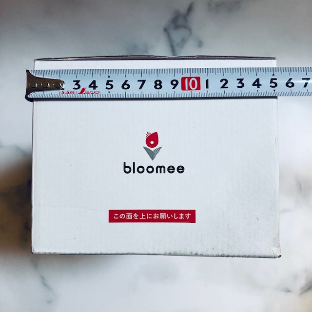 ブルーミー（bloomee）リッチプラン 外箱の大きさ 横