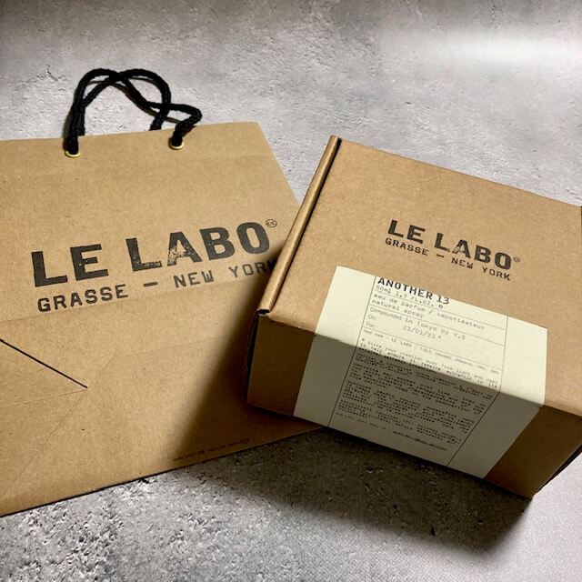 LE LABO ショッパーと外箱